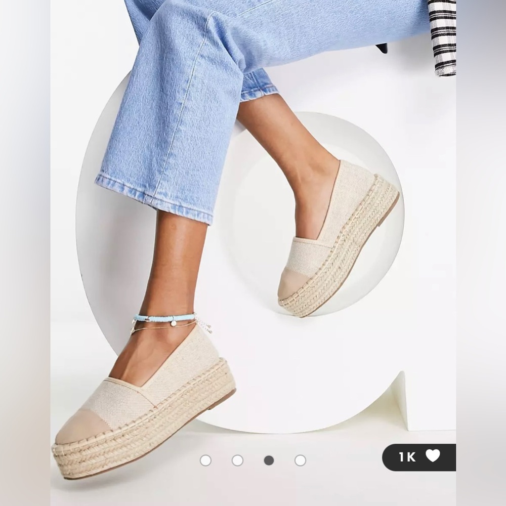 ASOS Cream Espadrilles for Women